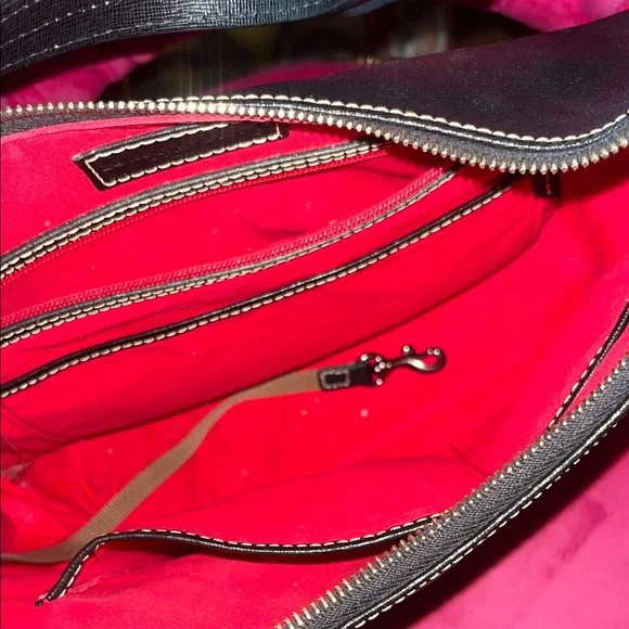 Dooney and Bourke Leather Hobo Bag - Picture 4 of 7